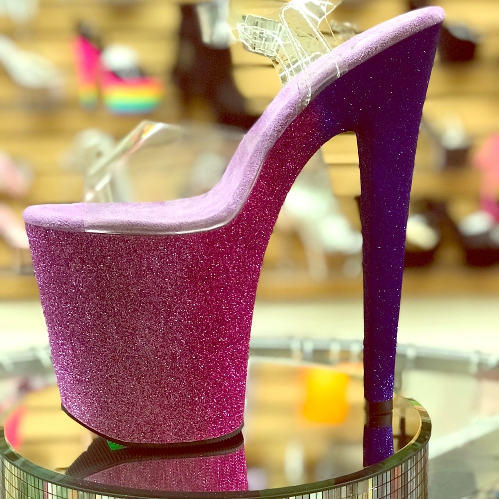 Stilettos glitter heels